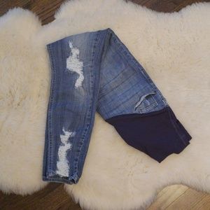 Maternity Distressed Jeans